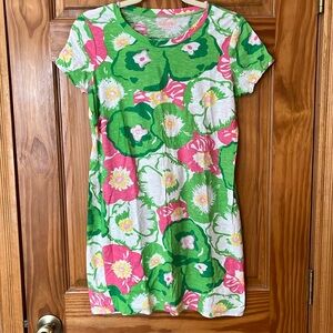 Lilly Pulitzer 100% Cotton Short Sleeve Dress Size Small